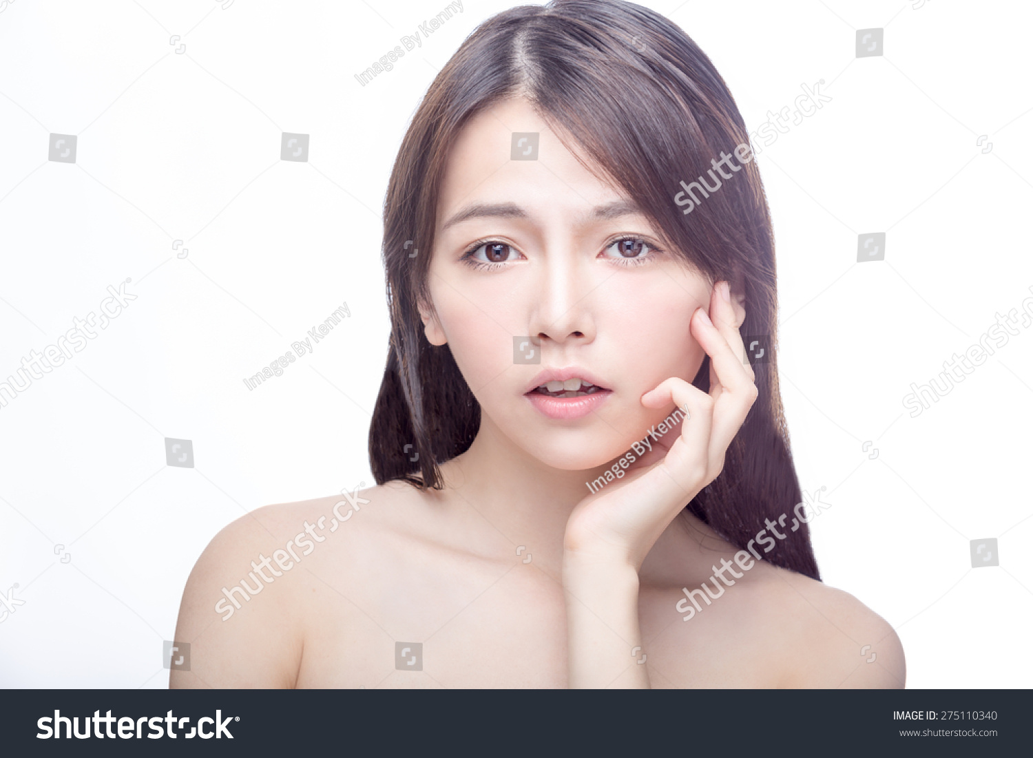 中国模特模特脸上的亚洲美女写真-人物,美容\/时