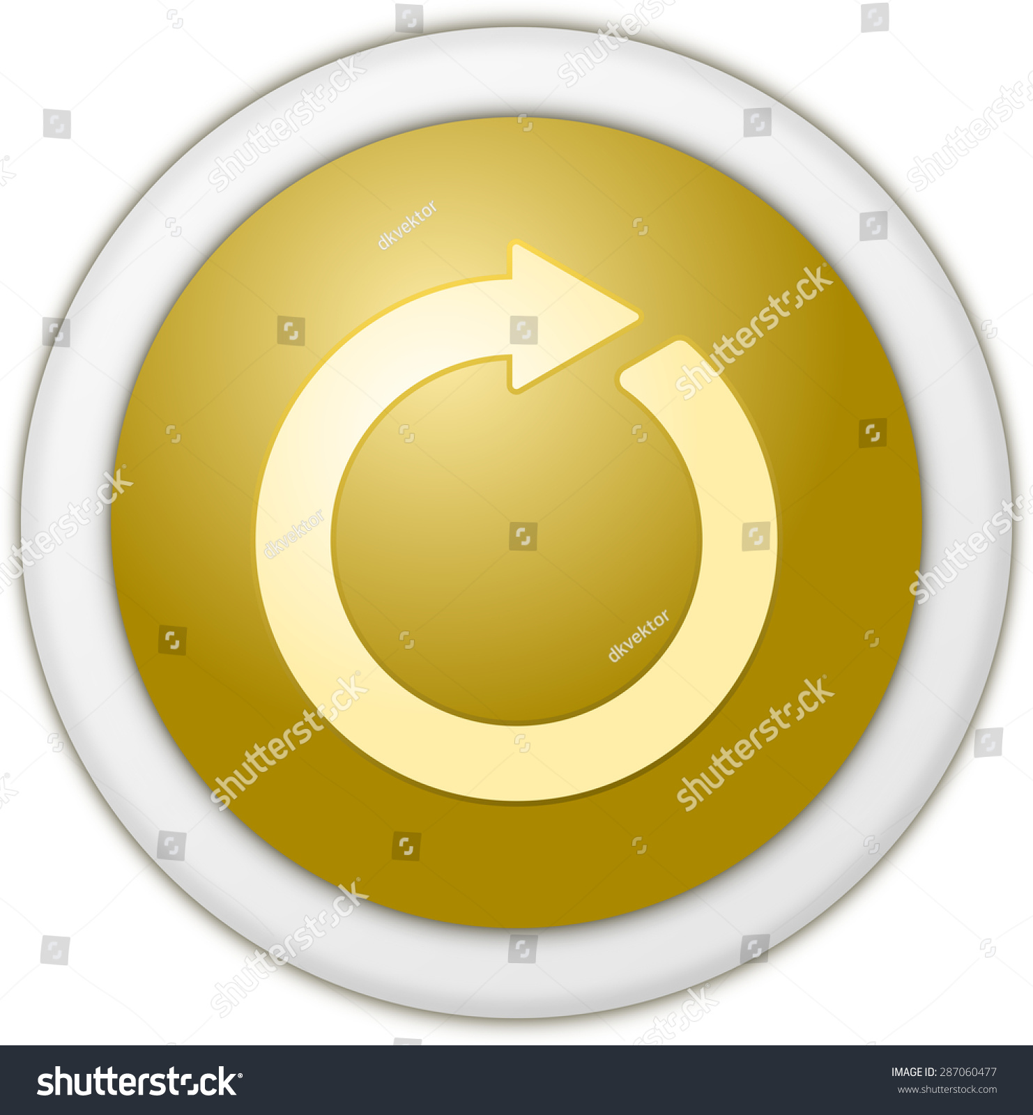 重播按钮黄色-科技,符号\/标志-海洛创意(HelloR