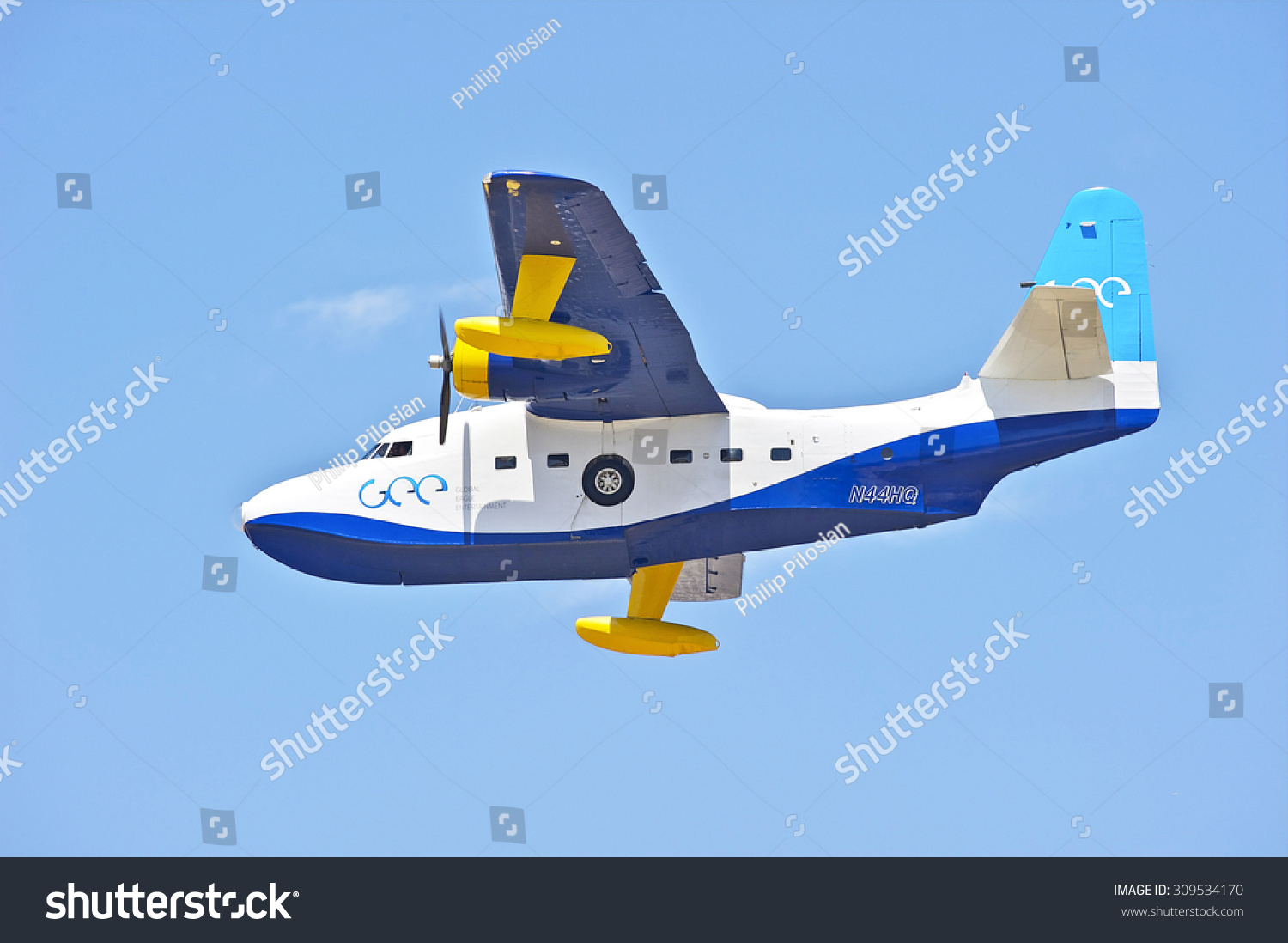 贝\/加州- 8月23日,2015:1952 Grumman HU-16